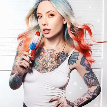 Tattoo artist Megan Massacre
