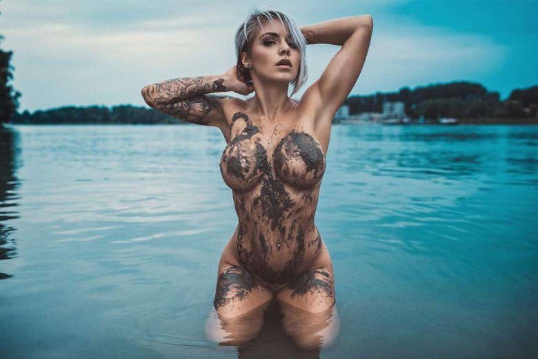 Tattooed model Denny, alternative photo model, indek girl | Germany