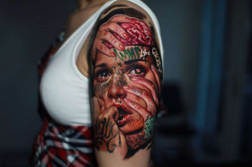 Tattoo artist Aleksey Mashkov