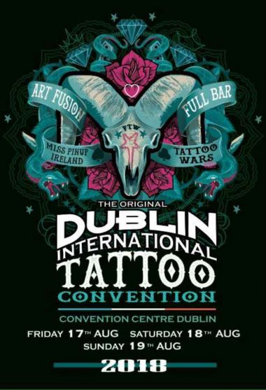 Dublin Tattoo Convention | 04 – 06 August 2017
