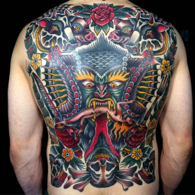Tattoo artist Alexsey Tol