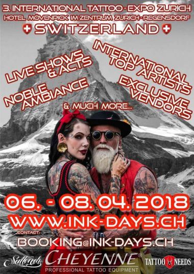 Ink Days Zurich | 06 - 08 April 2018