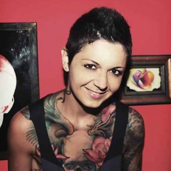 Tattoo artist Ivana Belakova