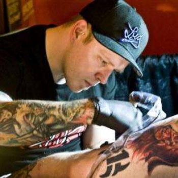Tattoo artist Kyle Cotterman