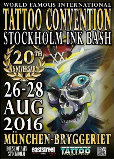 Stockholm Ink Bash | 25 – 27 August 2017