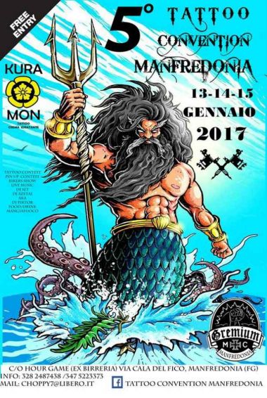 Tattoo Convention Manfredonia | 13 – 15 January 2017