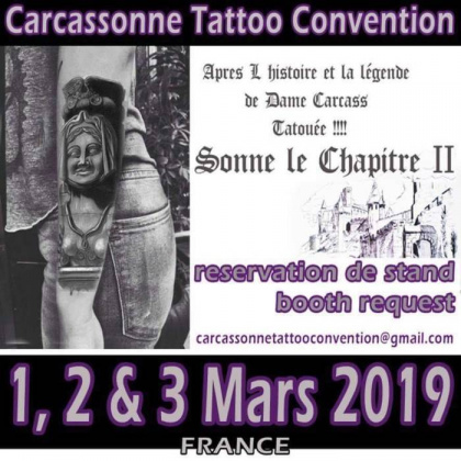 Carcassonne Tattoo Convention 2019 | 01 - 03 March 2019