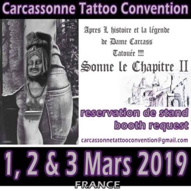 Carcassonne Tattoo Convention 2019 | 01 - 03 MARCH 2019