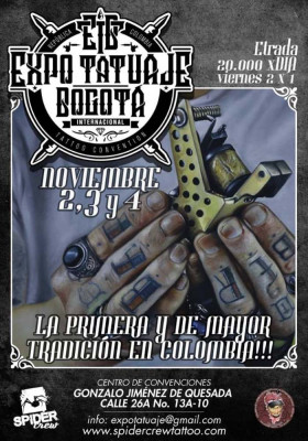 12 edición Convención Internacional de Tatuadores Bogotá