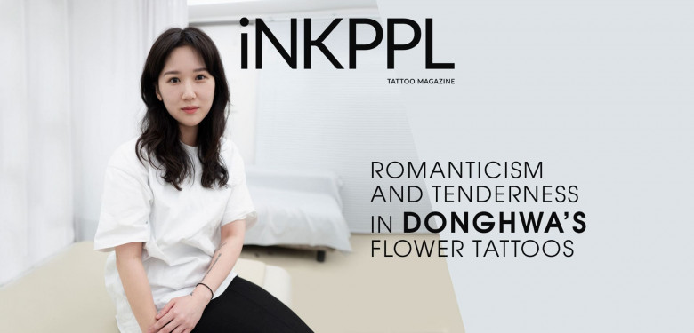 Romanticism and tenderness in Donghwa's flower tattoos
