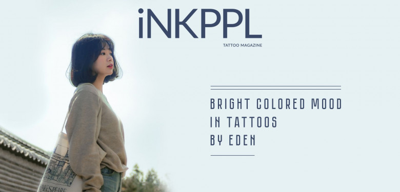 Bright color mood in tattoos by EDEN