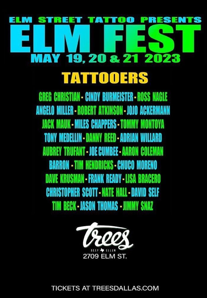 Elm Street Music Tattoo Festival 2023