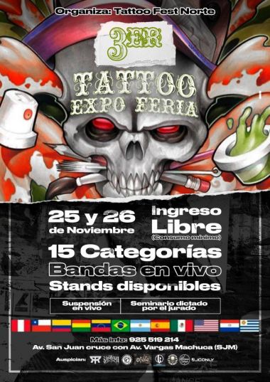 3rd Feria Tattoo Expo | 25 - 26 November 2023