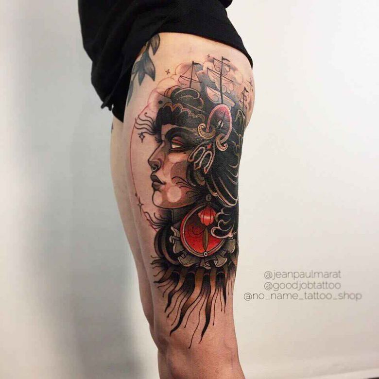 Tattoo artist Jean Paul Marat