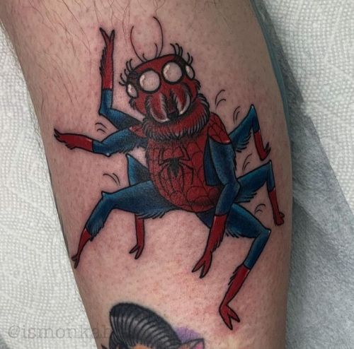 We dig this Spider-Man tattoo By @mambotattooer #spiderman #marvel  #tattooprodigies #besttattoos #tattoolove #besttattooartists #tat... |  Instagram