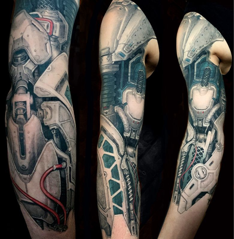 Innovative approach to biomechanical tattoo by Konstantin Alekseev