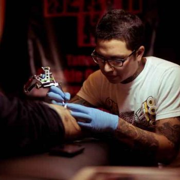 Tattoo artist Frankie Caraccioli