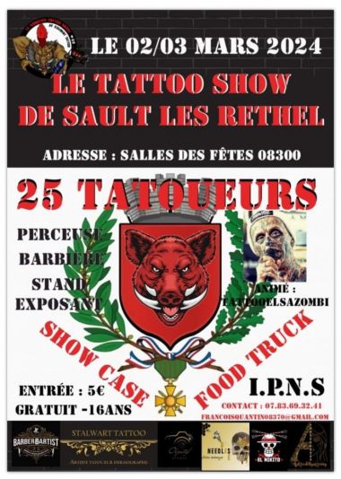 Le Sanglier Tattoo Show 2024 | 02 - 03 March 2024