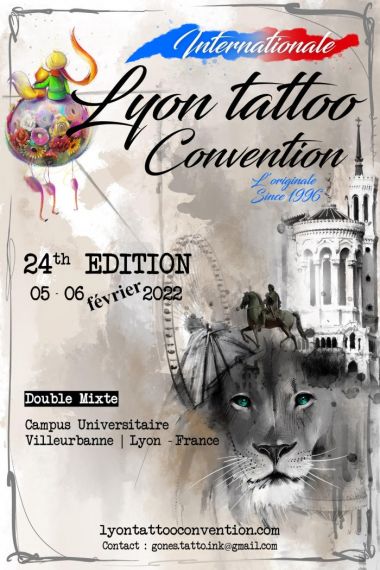 24th Lyon Tattoo Convention | 05 - 06 February 2022