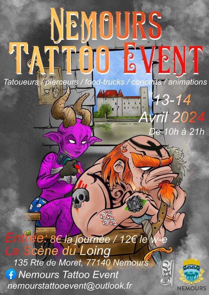 Nemours Tattoo Event 2024 April 2024 France iNKPPL