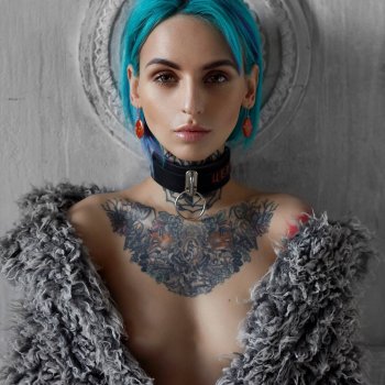 Tattoo model Аня Бессонница