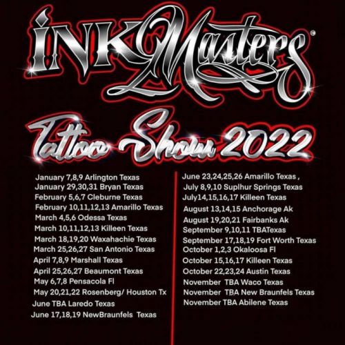 Ink Masters Tattoo Show Cleburne 6  February 2023  United States