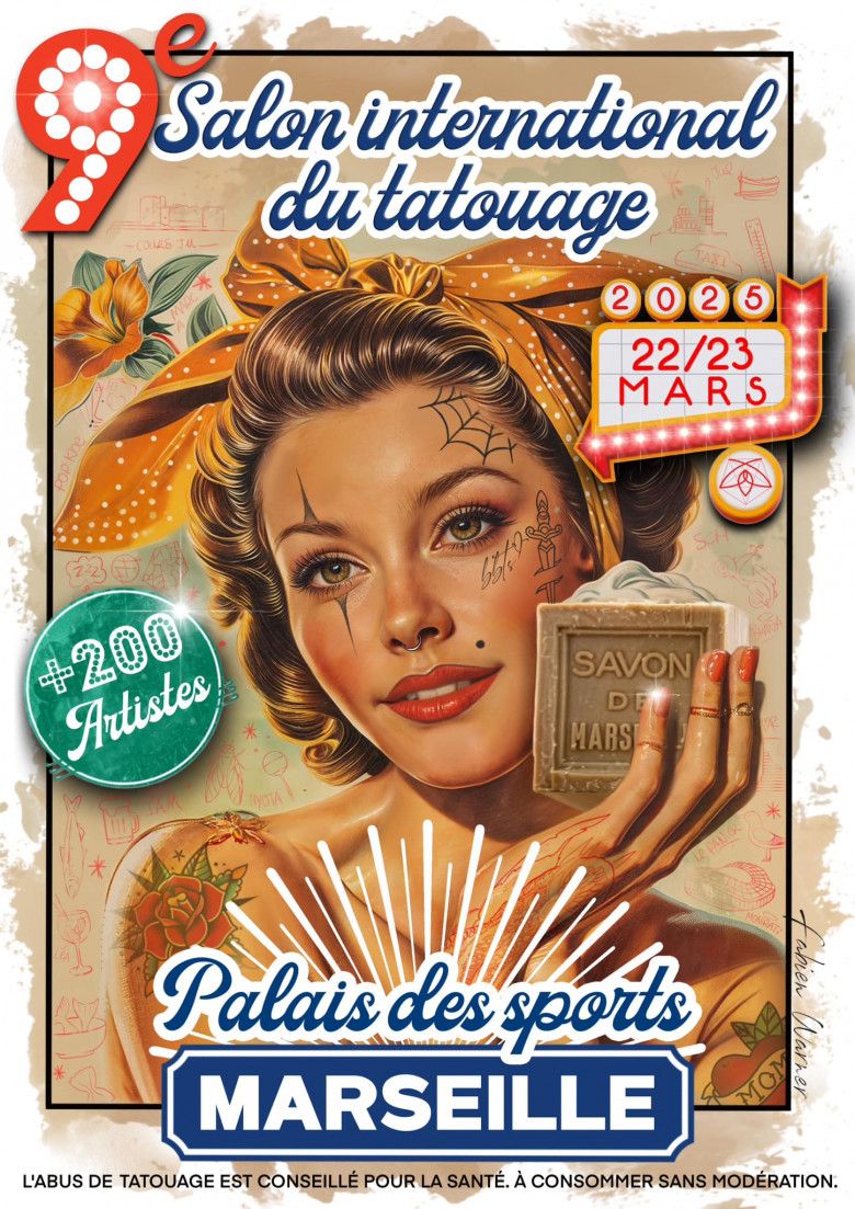 Salon du Tatouage de Marseille 2025 March 2025 France iNKPPL