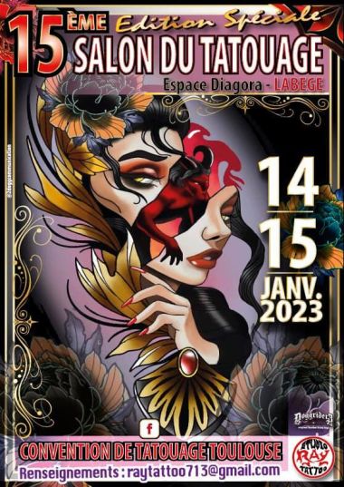 15th Salon de Tatouage Toulouse | 14 - 15 January 2023
