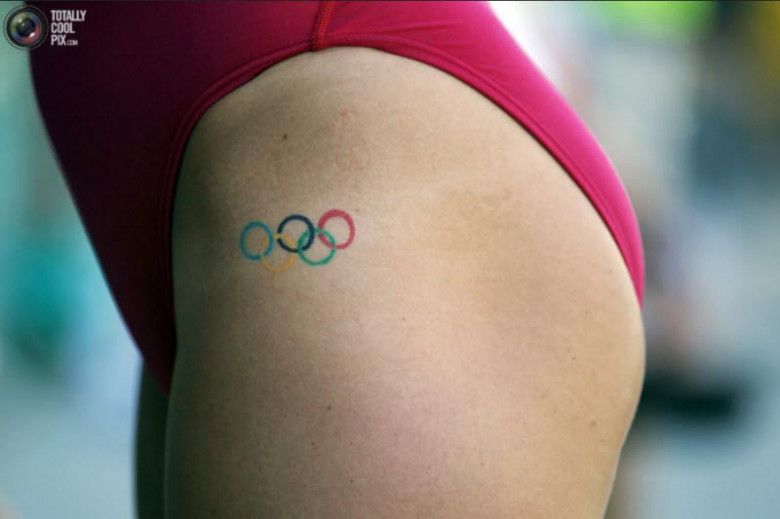 The Paralympic Committee lifted the ban on tattoos with the Olympic rings