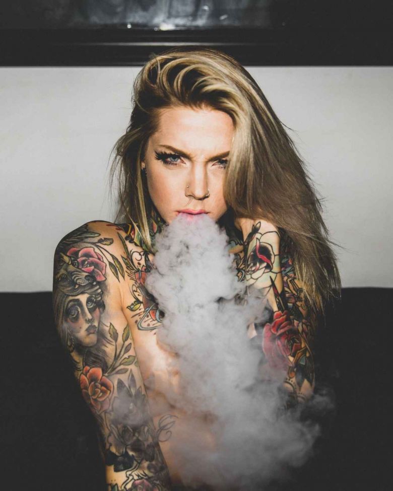 Tattoo model Madison Skye