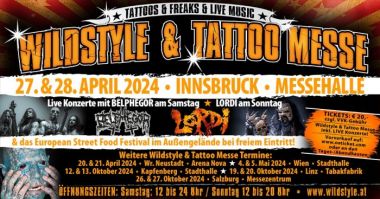Wildstyle Tattoo Tour Innsbruck 2024 | 27 - 28 April 2024