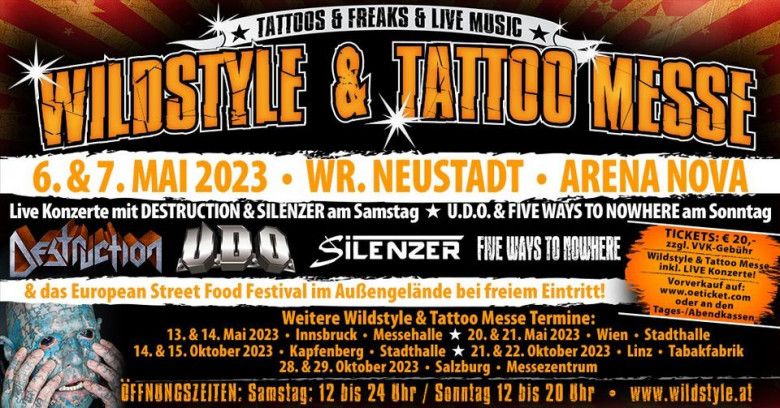 Wildstyle Tattoo Messe Tour Wr. Neustadt 2023
