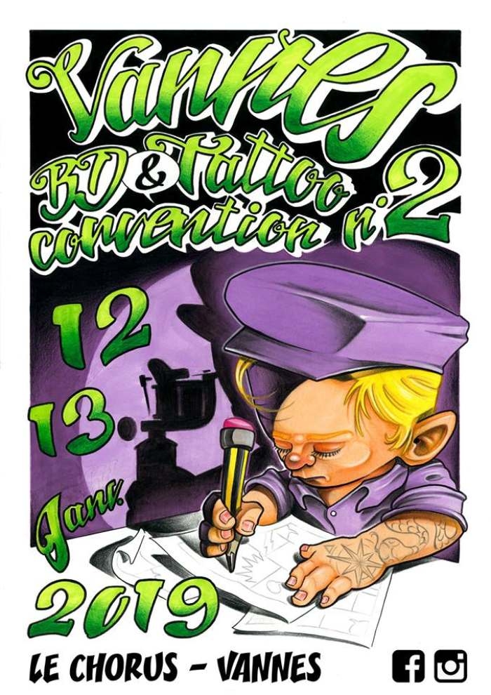 Convention de Tatouage Et Bande Dessinée de Vannes 2019 Convention de Tatouage Et Bande Dessinée de Vannes 2019