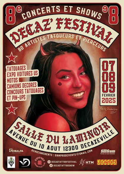 Decaz Tattoo Show 2025 | 07 - 09 February 2025