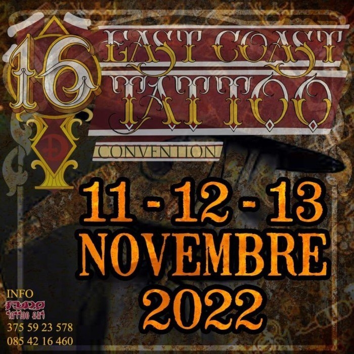East Coast Tattoo Convention 2022 East Coast Tattoo Convention 2022