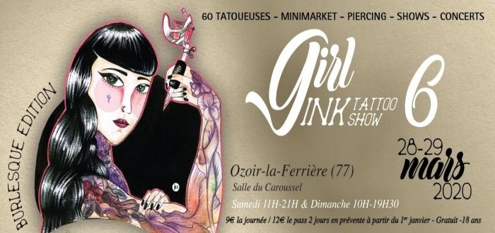6 ème Girl Ink Tattoo Show 6 ème Girl Ink Tattoo Show