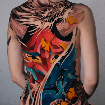 Spectacular neotraditional tattoos by Dmitry Harley