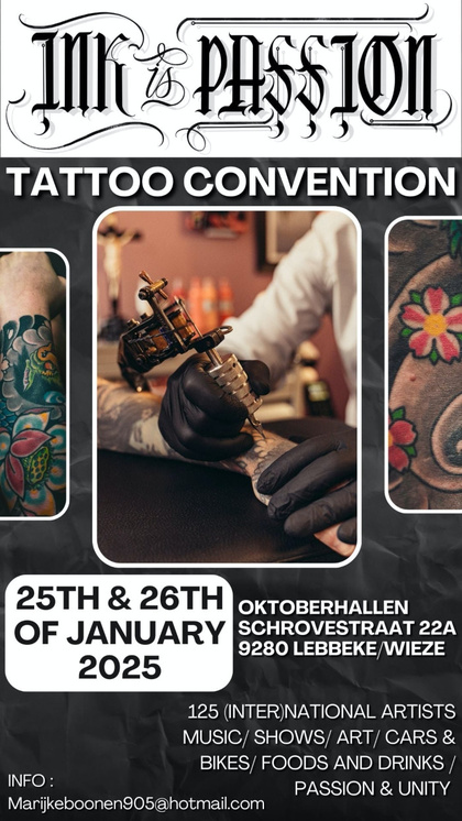 Ink Passion Tattoo Convention 2025 | 25 - 26 January 2025