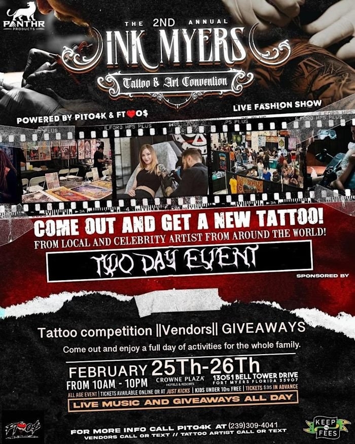 Ink Myers Tattoo Arts Convention 2023 Ink Myers Tattoo Arts Convention 2023