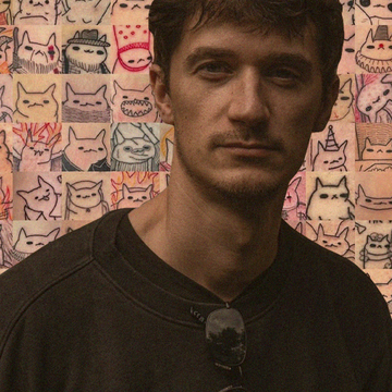 Funny Cat, Serious Story: George Tattoos by Szymon Lipowski