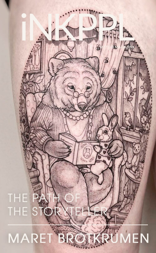 polo★bear tattoo studio yamada fartco California bear with poppies on Tony done by @weekstattoo