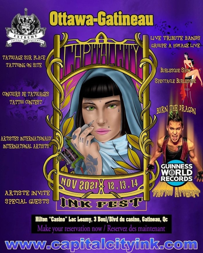 Ottawa-Gatineau Capital City Ink Fest 2021 Ottawa-Gatineau Capital City Ink Fest 2021