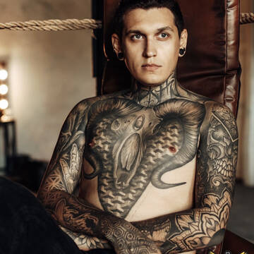 Dmitry Palkin: first tattoo at 13, drug addiction and a tattoo for Kanye West