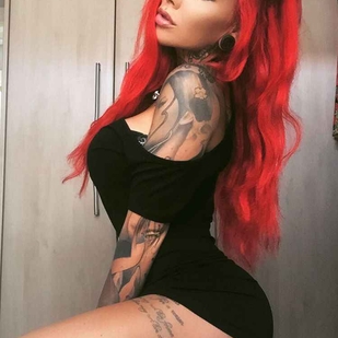 🔥 Hot photos, model's portfolio  #5982 Tattoo model Kimberley Ann