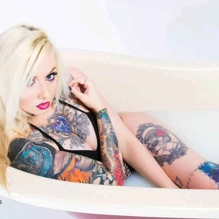 🔥 Hot photos, model's portfolio  #6301 Tattoo model Jade Zombie
