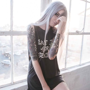 🔥 Hot photos, model's portfolio  #6178 Tattoo model Kimberry Behets