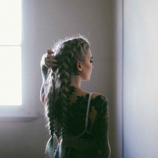 🔥 Hot photos, model's portfolio  #6184 Tattoo model Kimberry Behets