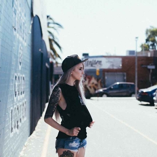 🔥 Hot photos, model's portfolio  #6216 Tattoo model Kimberry Behets