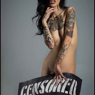 🔥 Hot photos, model's portfolio  #6503 Tattoo model Karla Blackburn