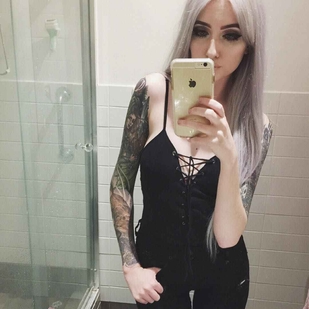 🔥 Hot photos, model's portfolio  #6259 Tattoo model Kimberry Behets